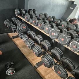 set completo di manubri panatta sport 