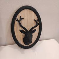 decorazione da muro cervo come nuova