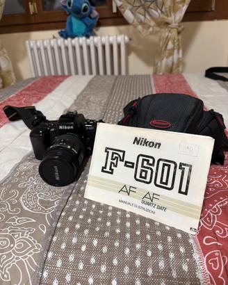 Nikon F-601 Af con manuale borsa