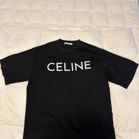 T-shirt loose Celine in jersey di cotone