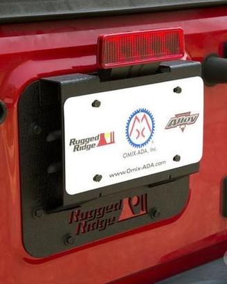 Rilocatore targa posteriore portellone JEEP JK