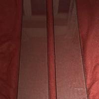 Mensola/ripiano in vetro 60,5x12x1cm