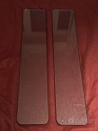 Mensola/ripiano in vetro 60,5x12x1cm