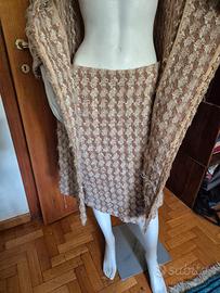 completo giacca gonna Vito addadi beige