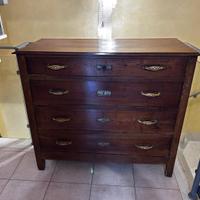 Cassettiera in legno antica