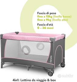 Box - Lettino da campeggio per neonato Pieghevole - Tutto per i bambini In  vendita a Roma