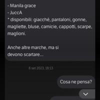 Stock abbigliamento donna firmato tg 38, 40, 42