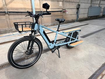 Bici cargo elettrica btwin