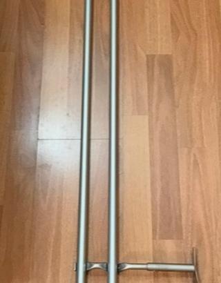 Bacchette per tendaggi doppi