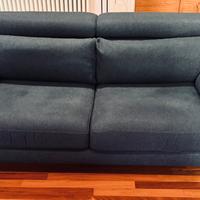 DIVANO in tessuto 3 posti