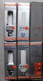 9 LAMPADINE ELETTRONICHE VARIE