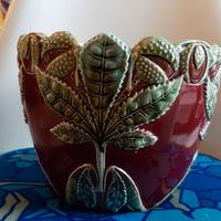 Jardiniere in maiolica