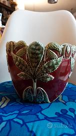 Jardiniere in maiolica