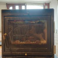 Camino a legna da incasso 