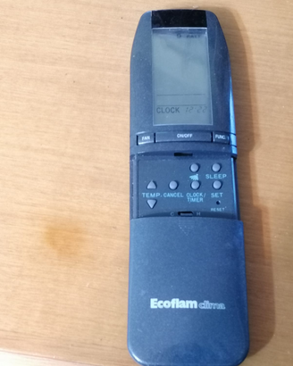 Ecoflam clima telecomando stufa palet