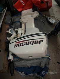 Gommone con motore bombardier