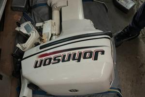 Gommone con motore bombardier