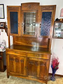 Mobile antico, stile arte povera, lavorato