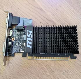 MSI NVIDIA GeForce GT 710 2GB DDR3 Scheda Grafica