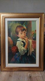 Quadro Bambina Balloni Claudio