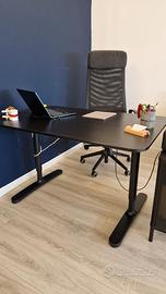 IKEA BEKANT Scrivania 120 x 80 cm nera
