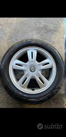 4 cerchi + gomme 80% mini cooper