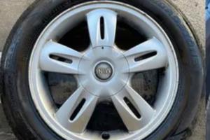 4 cerchi + gomme 80% mini cooper