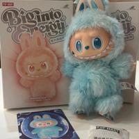 Labubu Big Into Energy Originale Pop Mart blu