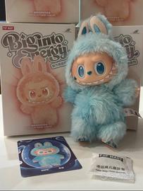 Labubu Big Into Energy Originale Pop Mart blu