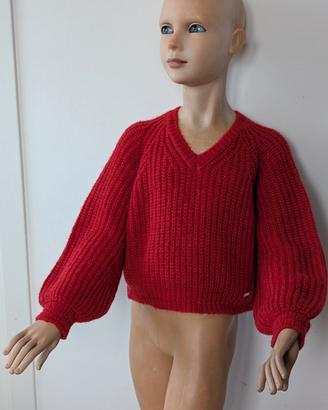 Maglione rosso Liu Jo da bambina  8 anni