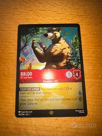 Lorcana Baloo leggendaria foil italiana mint