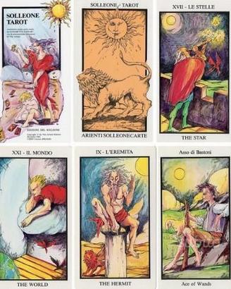 Solleone Tarot di Elisabetta Cassari, 1981 - raro