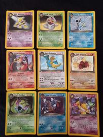 4 Collezioni carte pokemon 1 ed ITA