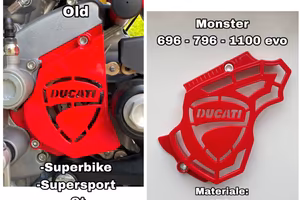 COVER COPRI PIGNONE per Ducati Monster e Superbike