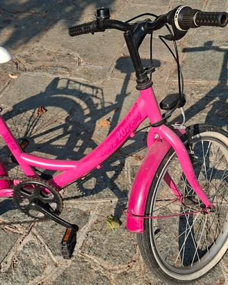 Bici bambina 20 pollici fucsia con cambio