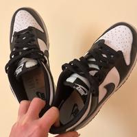 Nike dunk low bianche e nere 38,5