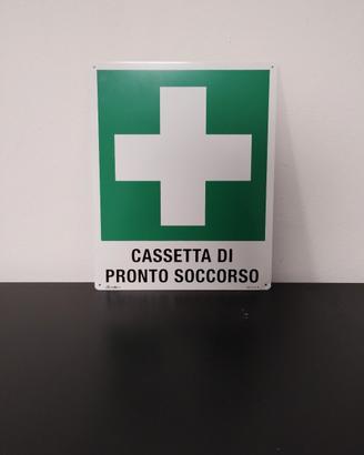Cartello "Cassetta di pronto soccorso"