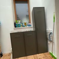 Armadietti in metallo chiuso