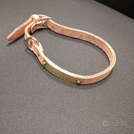 Collari artigianali con targhetta personalizzata