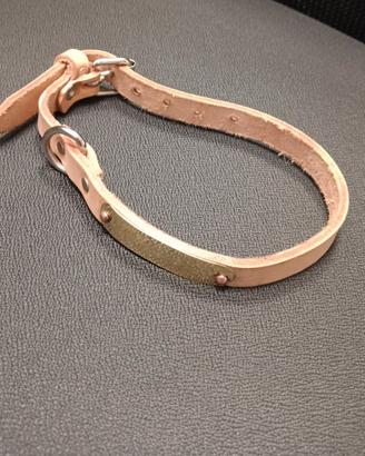 Collari artigianali con targhetta personalizzata