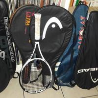 Varie racchette da tennis da collezione
