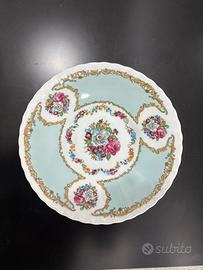 Piatto porcellana vintage stile Limoges decorato.