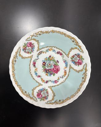 Piatto porcellana vintage stile Limoges decorato.