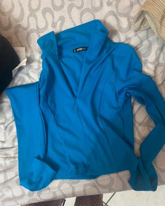 Maglia sportiva con zip