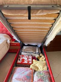 letti singoli a cassettone 