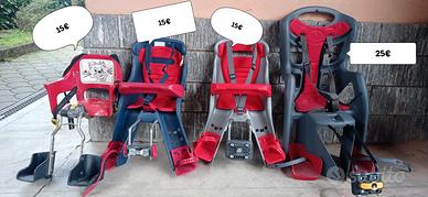 Seggiolini bici trasporto bimbi 