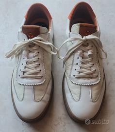 Sneaker Ambitious colore bianco e arancione