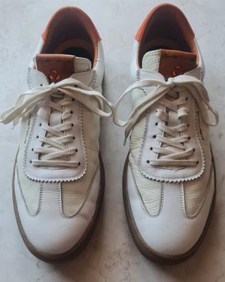 Sneaker Ambitious colore bianco e arancione