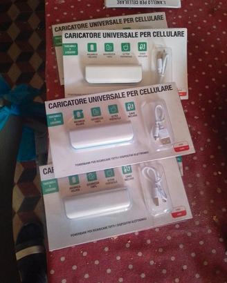 Powerbank 5 pezzi 