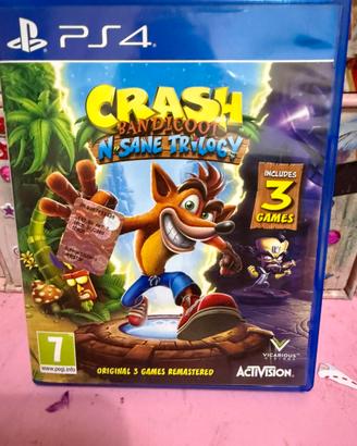 Crash bandicot N’sane trilogy PS4